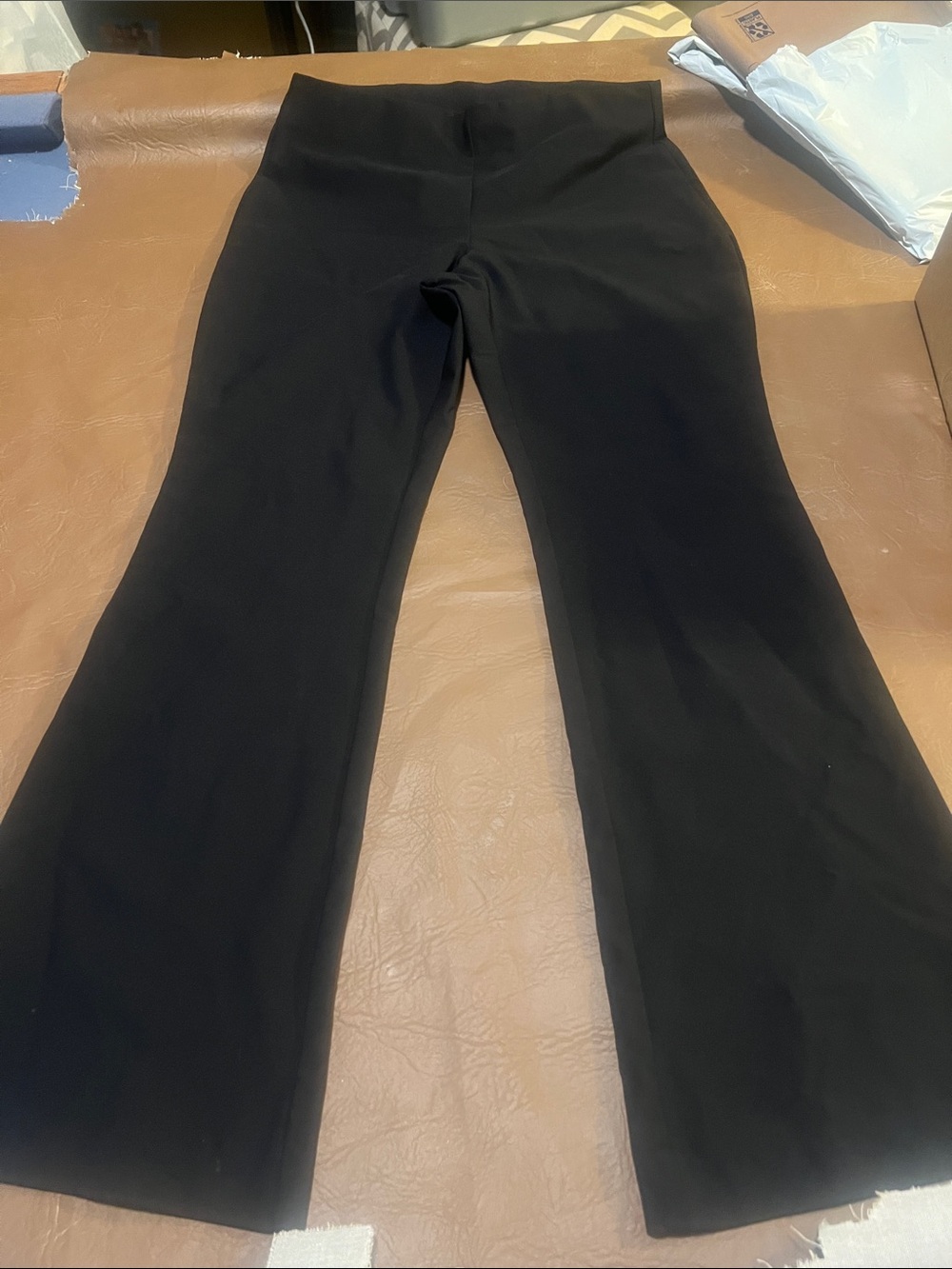 INC International Concepts Black Boot-Cut Ponte Pants